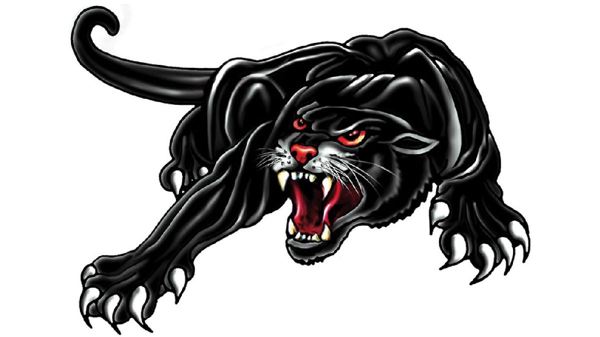 Autocollant+Panther+-+noir+-+18x12cm